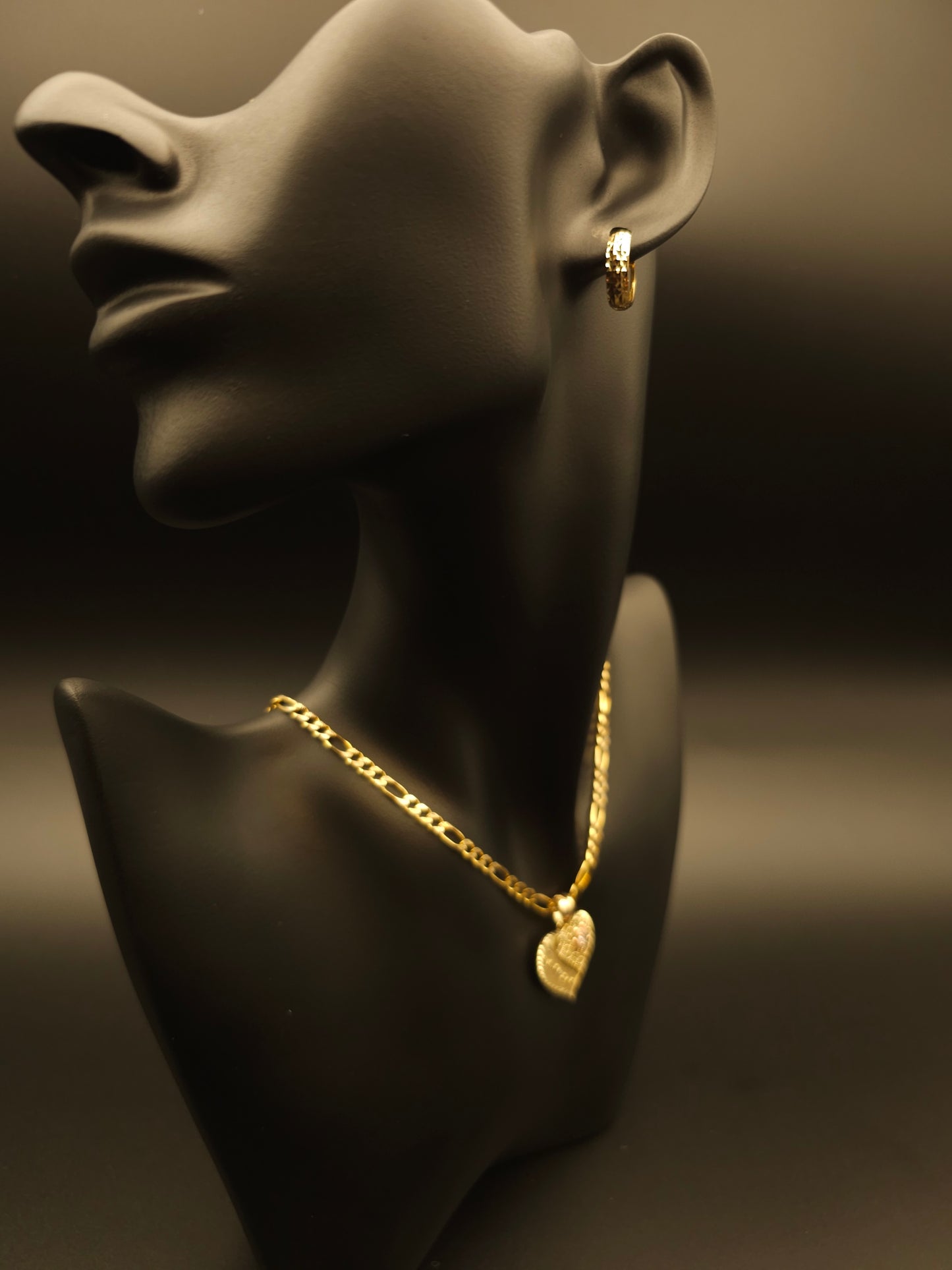 14k Solid Gold Figaro Chain