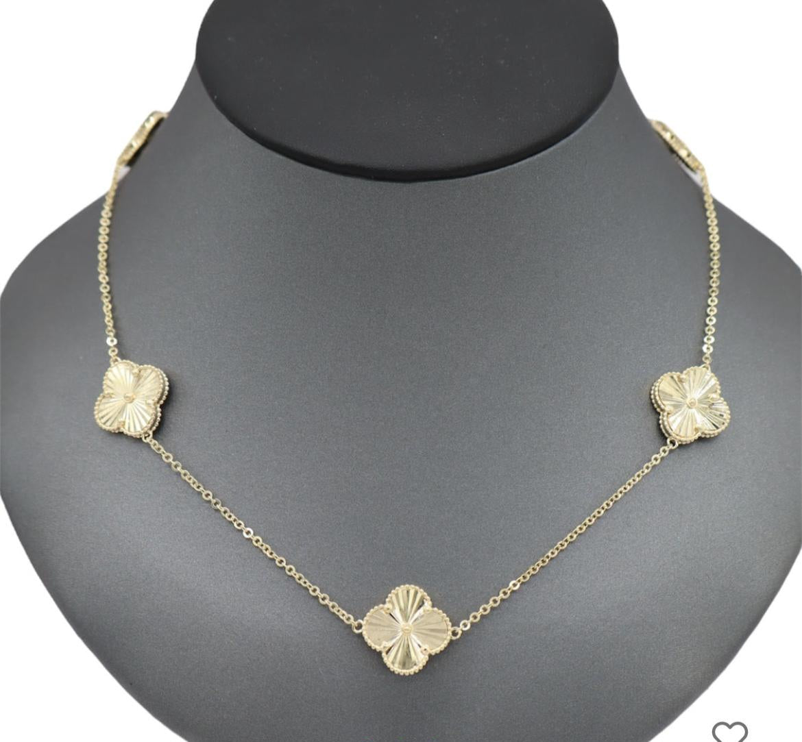 Clover Gold choker