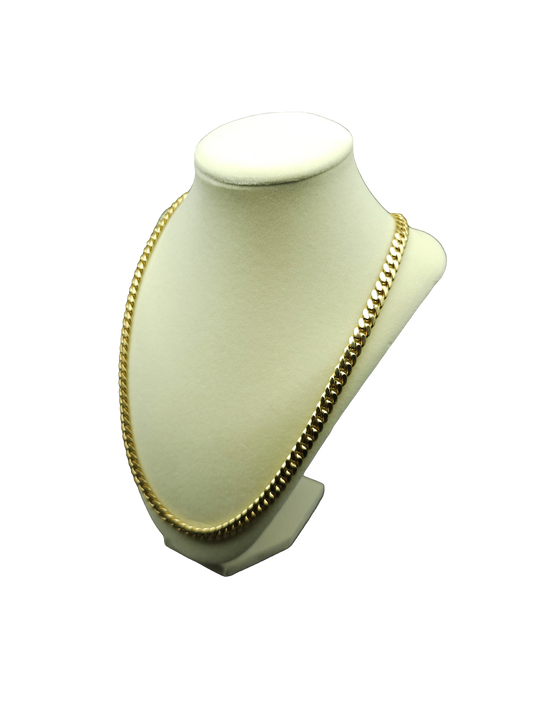 Discover the timeless elegance of this 14K Solid Gold Cuban Chain. A durable, sleek, and versatile piece perfect for any occasion. Shop now at Ken’s Virtual Store Jewelry!