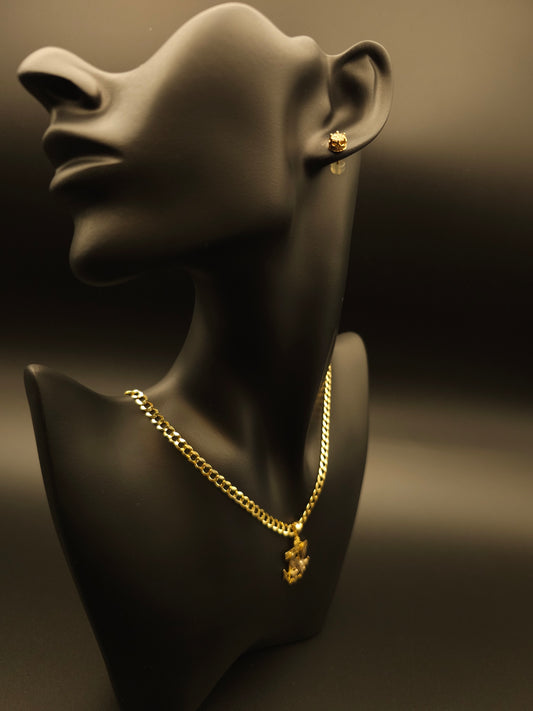 14k Solid Gold Cuban Chain